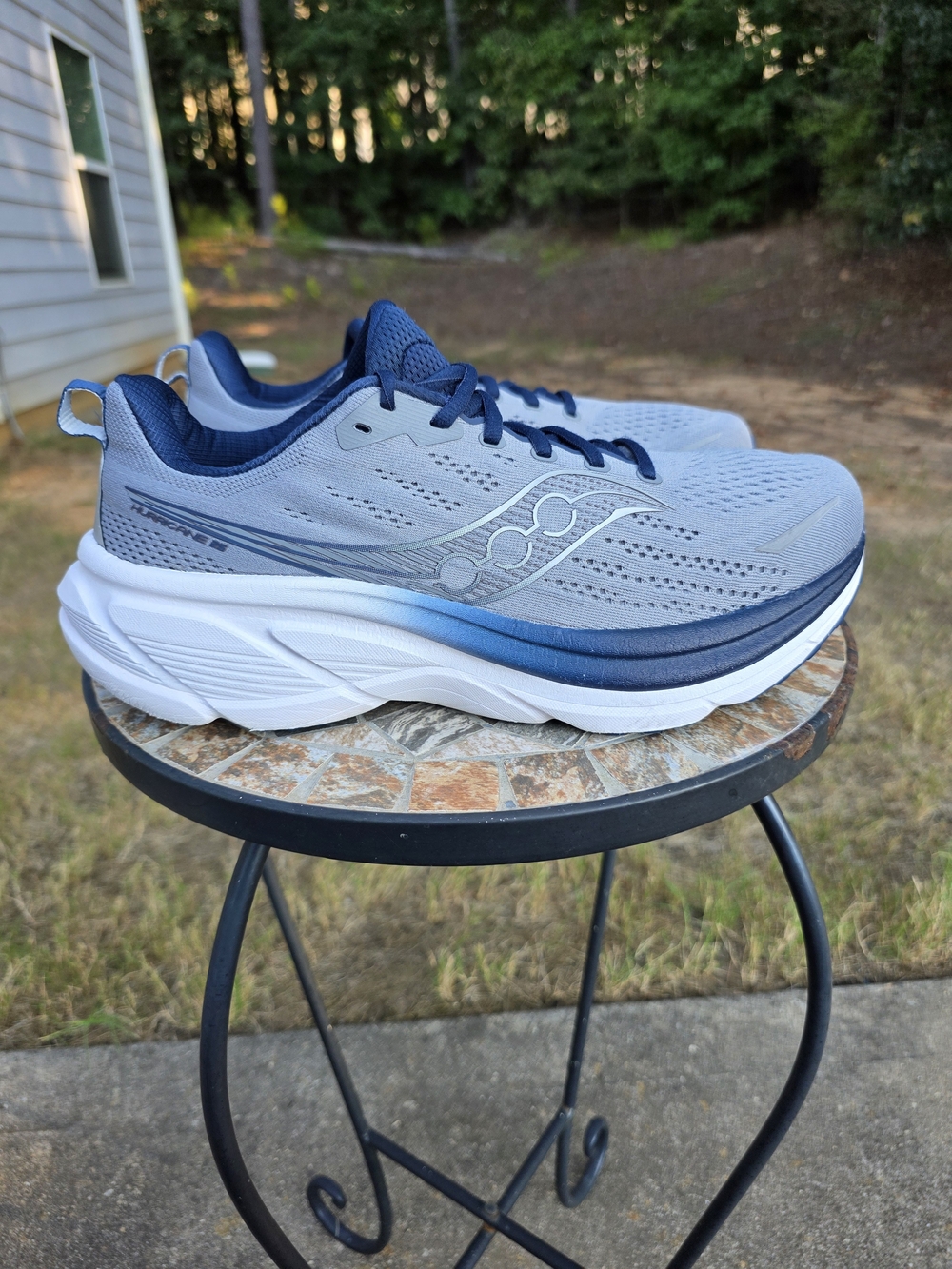 Saucony Hurricane 25 S21026-205 Flint/Navy Running Shoes Sneakers Men Size 10.5